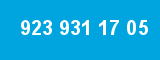 923 931 17 05 923 931 17 05